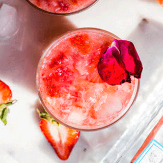 STRAWBERRY GINGER PALOMA