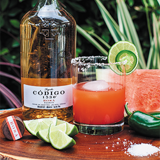 Spicy Watermelon Margarita